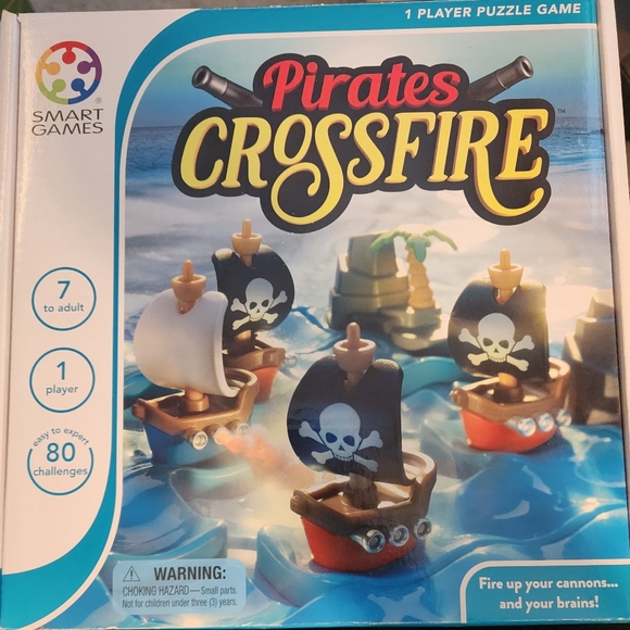 NIB Smart Games Pirates Crossfire Puzzle Game - Picture 3 of 7